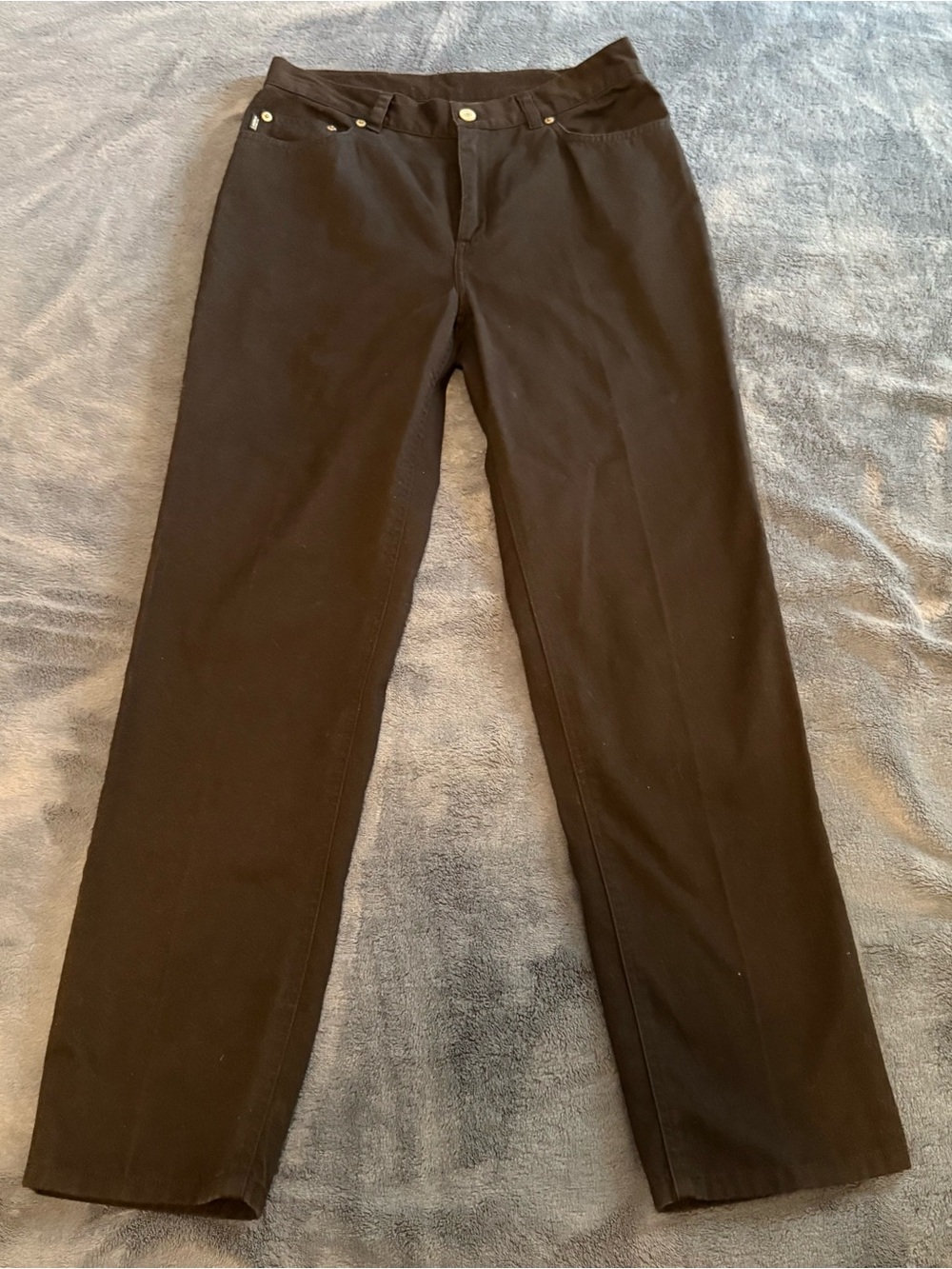 Lauren Jeans Co Ralph Lauren Petite 8p black jeans
